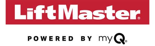 Logo of LiftMaster Garage Door Openers Powered by myQ